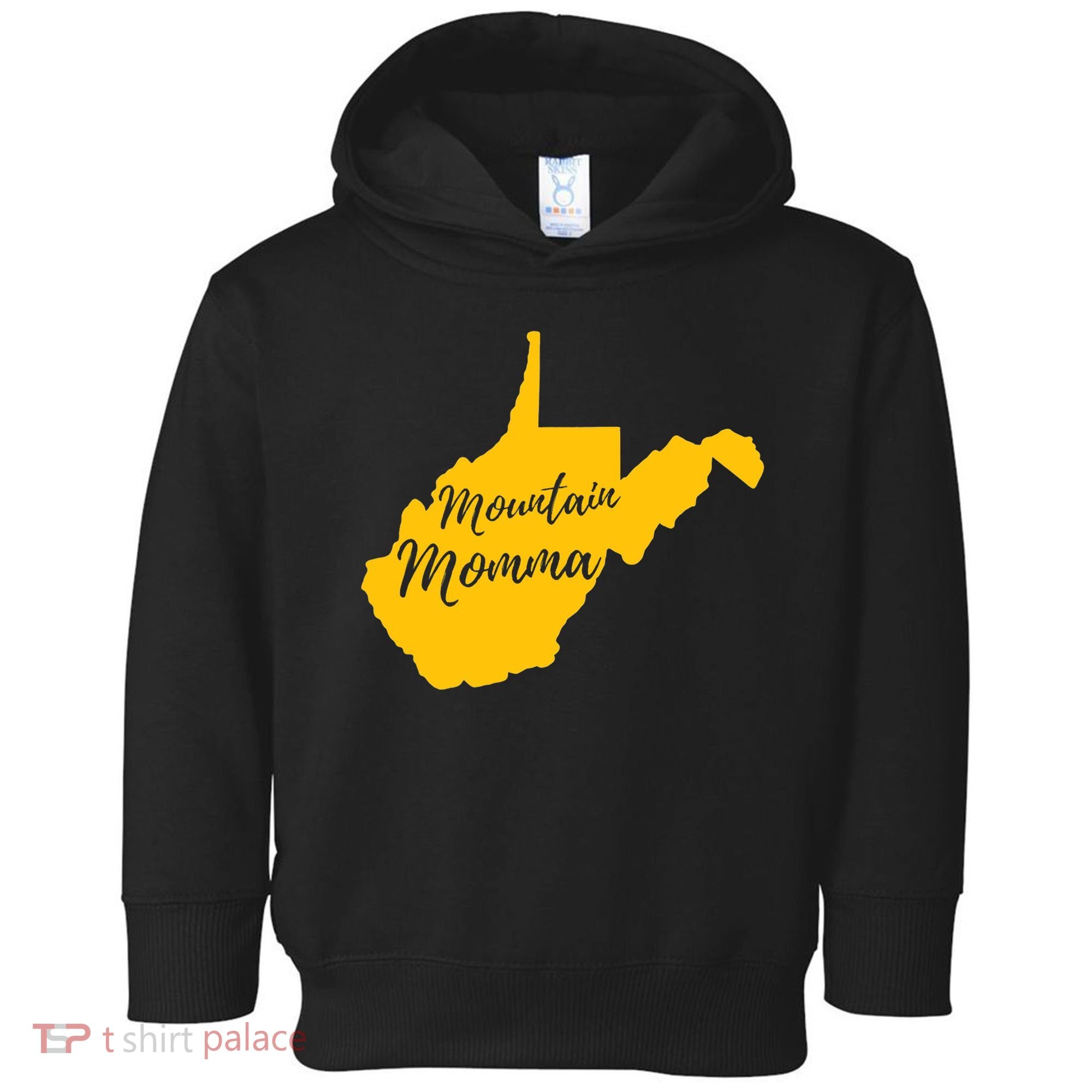 Mountain Momma West Virginia State Map TShirt Toddler Hoodie