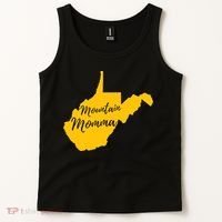 Mountain Momma West Virginia State Map TShirt Tank Top thumb 2
