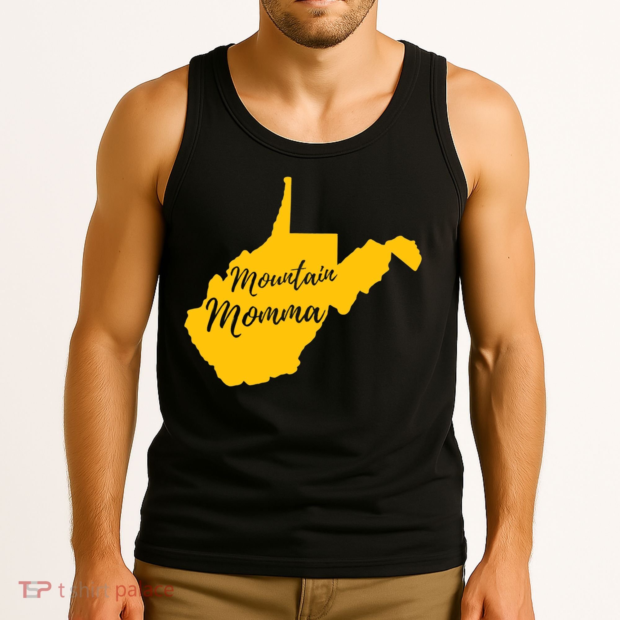 Mountain Momma West Virginia State Map TShirt Tank Top