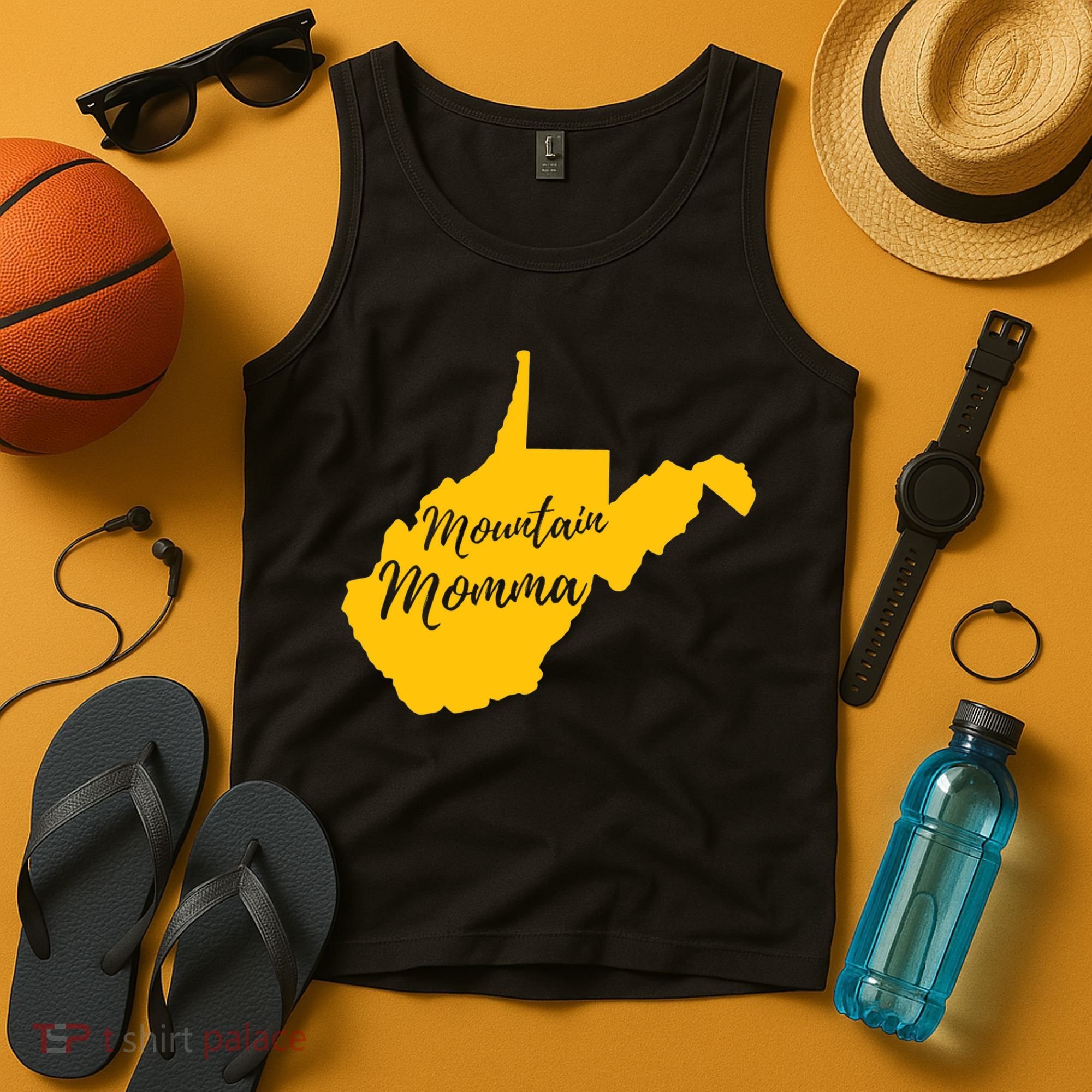 Mountain Momma West Virginia State Map TShirt Tank Top
