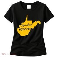 Mountain Momma West Virginia State Map TShirt Women's T-Shirt thumb 0