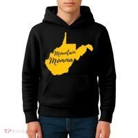 Mountain Momma West Virginia State Map TShirt Kids Hoodie thumb 4