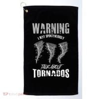 Meteorologist Meteorologist Weather Tornado Hurricane Rain Golf Towel thumb 0