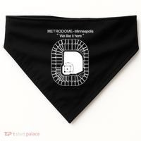 Metrodome Minneapolis We Like It Here USA-Made Doggie Bandana thumb 0