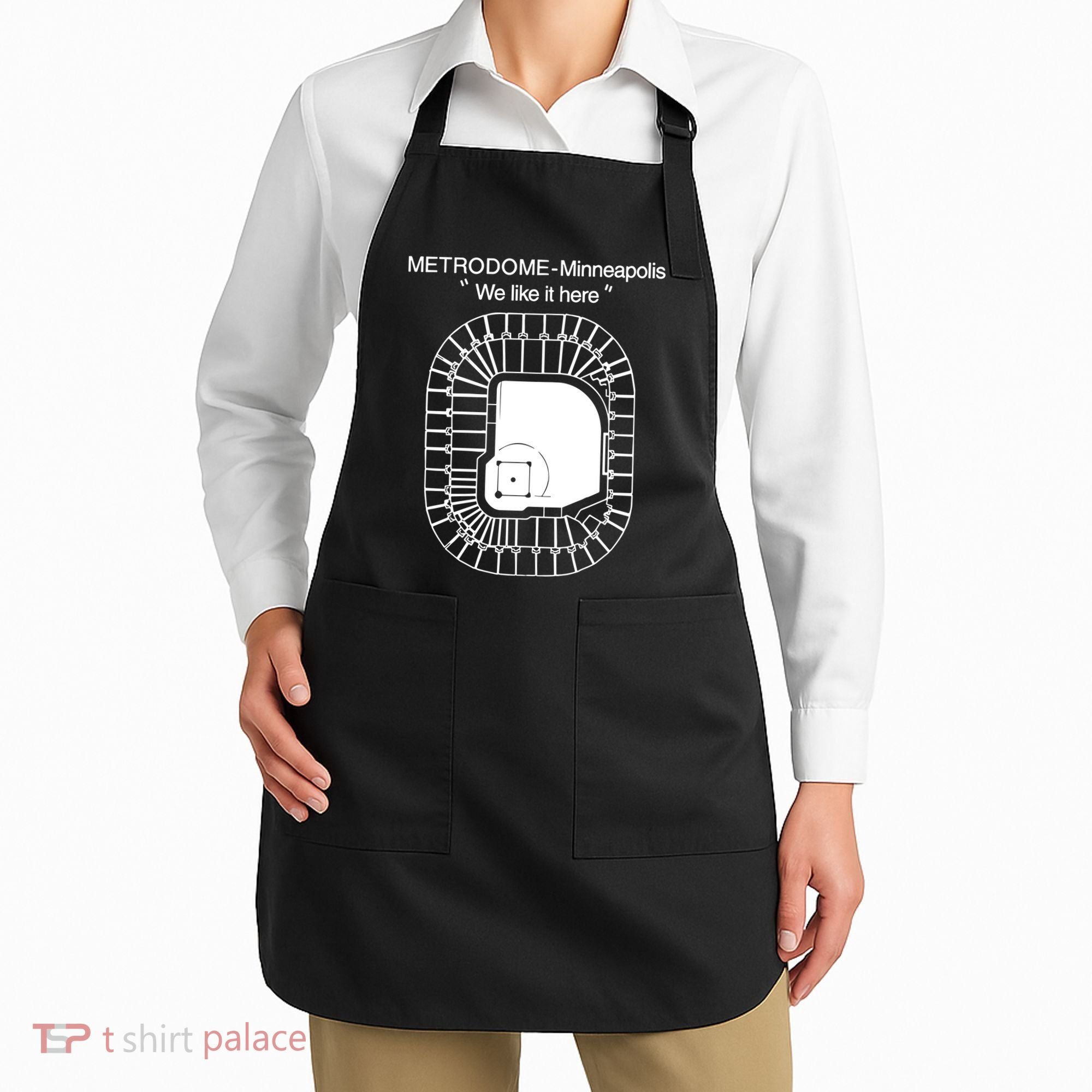 Metrodome Minneapolis We Like It Here Apron