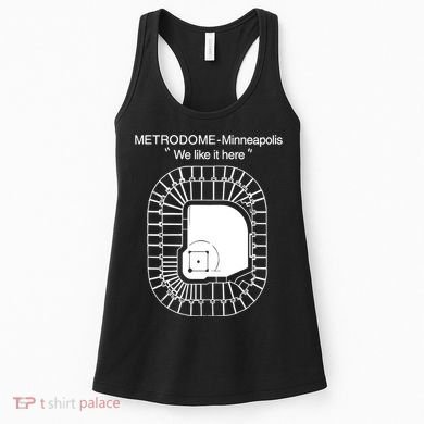 Metrodome Minneapolis We Like It Here Women's Tank Top