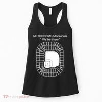 Metrodome Minneapolis We Like It Here Women's Tank Top thumb 0