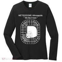Metrodome Minneapolis We Like It Here Women's Long Sleeve Shirt thumb 0