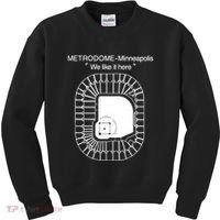Metrodome Minneapolis We Like It Here Kids Sweatshirt thumb 0