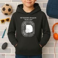 Metrodome Minneapolis We Like It Here Kids Hoodie thumb 2