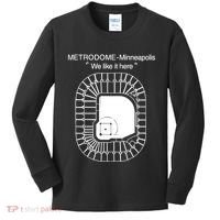 Metrodome Minneapolis We Like It Here Kids Long Sleeve Shirt thumb 0