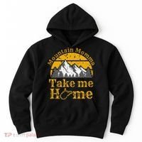 Mountain Momma West Virginia Take Me Home WV Map Mountains Hoodie thumb 0