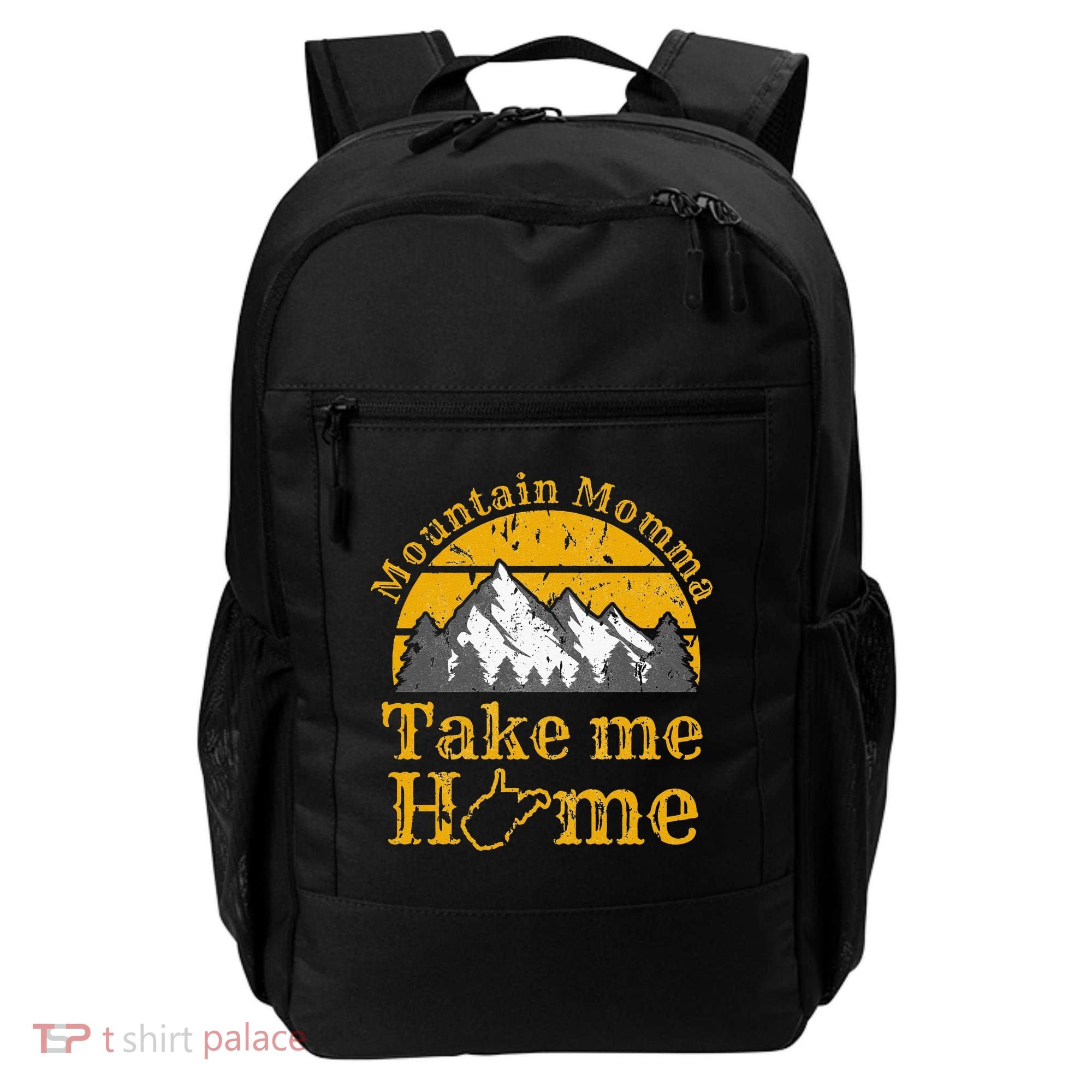 Mountain Momma West Virginia Take Me Home WV Map Mountains Backpack