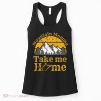 Mountain Momma West Virginia Take Me Home WV Map Mountains Women's Tank Top thumb 0