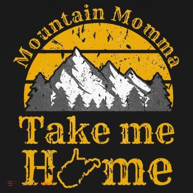 Mountain Momma West Virginia Take Me Home WV Map Mountains Toddler Hoodie