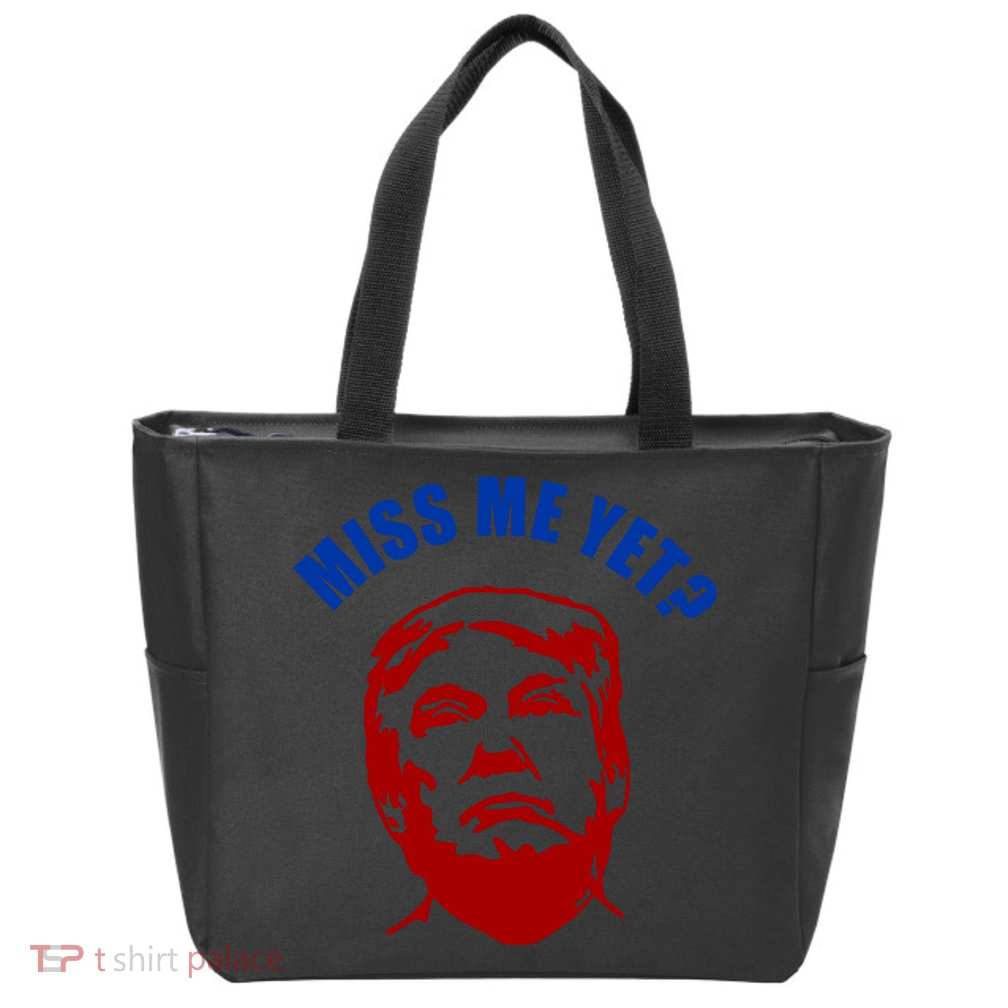 Miss Me Yet? Funny Pro Trump Anti Biden Tote Bag