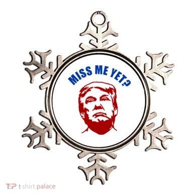 Miss Me Yet? Funny Pro Trump Anti Biden Ornament
