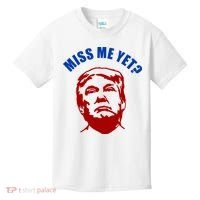Miss Me Yet? Funny Pro Trump Anti Biden Kids T-Shirt thumb 0