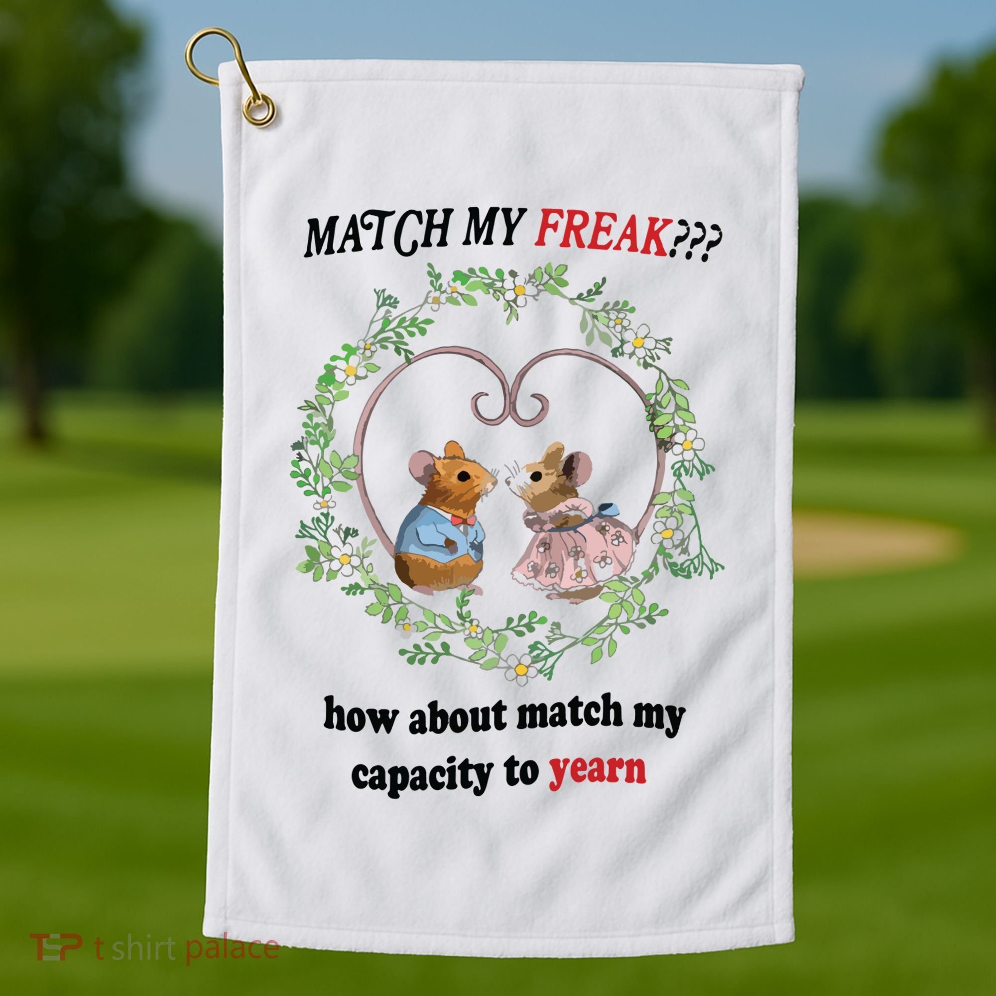 Match My Yearn Golf Towel