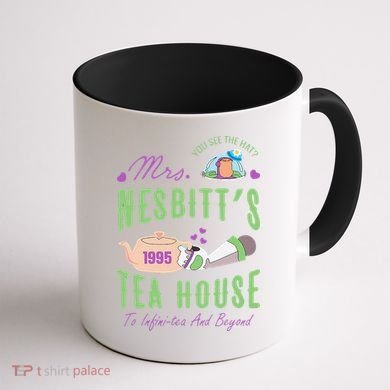 Mrs NesbitS 1995 Tea House Infinitea And Beyond Coffee Mug back
