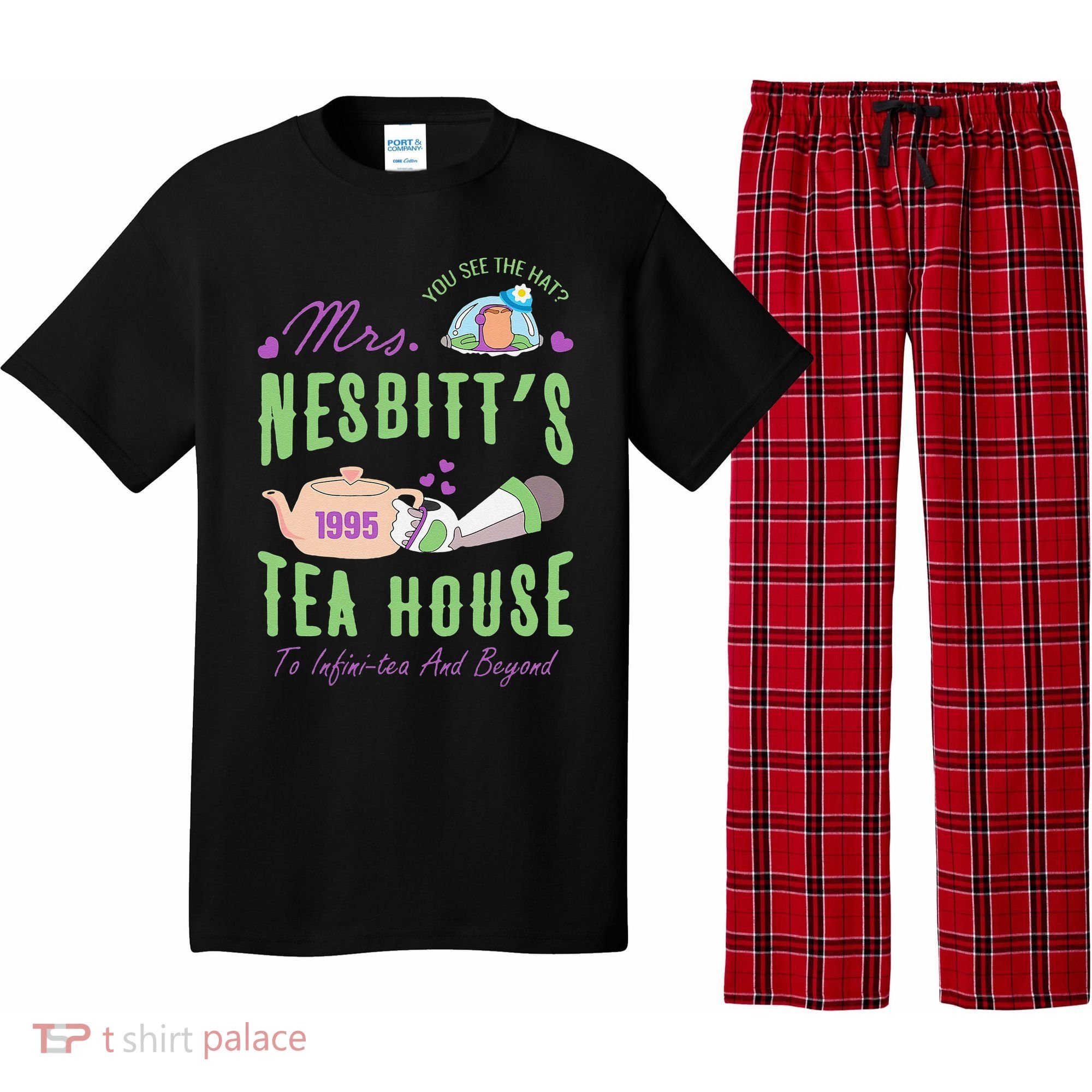 Mrs NesbitS 1995 Tea House Infinitea And Beyond Pajama Set