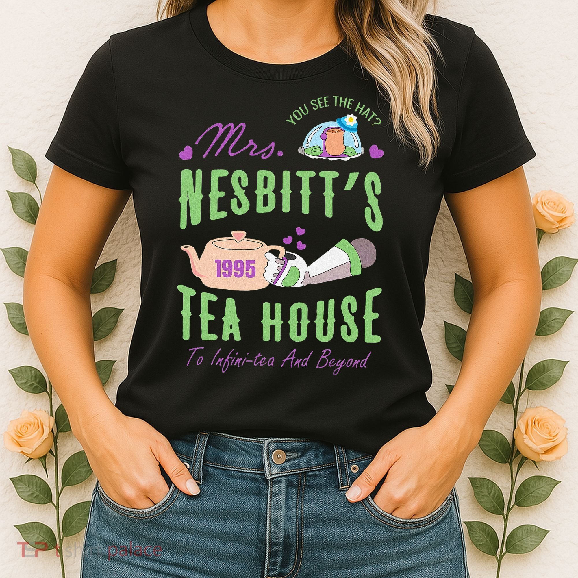 Mrs NesbitS 1995 Tea House Infinitea And Beyond Women's T-Shirt