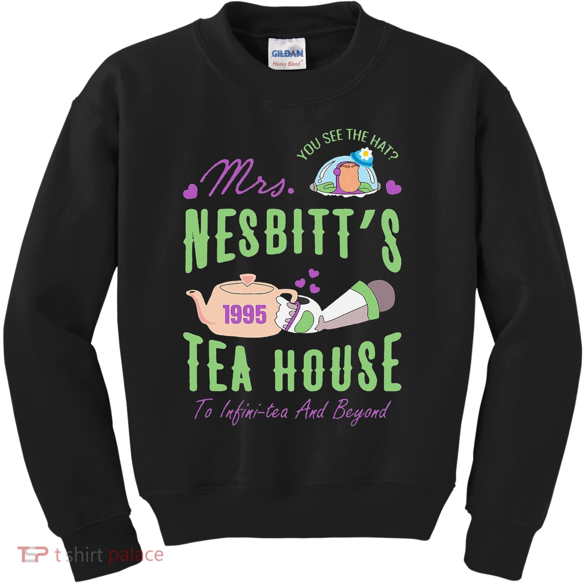 Mrs NesbitS 1995 Tea House Infinitea And Beyond Kids Sweatshirt