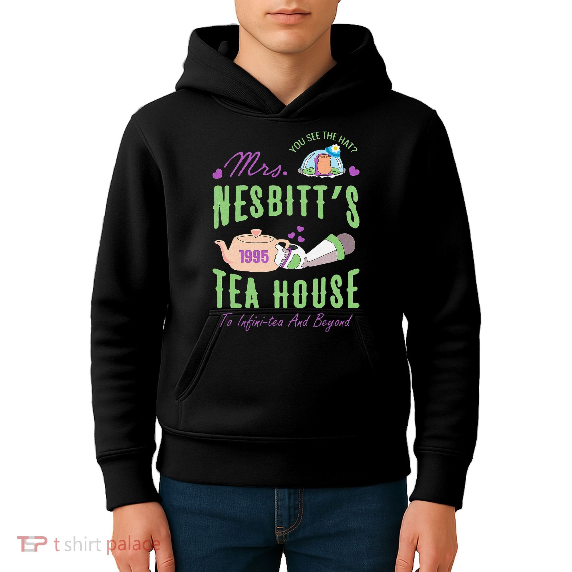 Mrs NesbitS 1995 Tea House Infinitea And Beyond Kids Hoodie