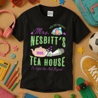 Mrs NesbitS 1995 Tea House Infinitea And Beyond Kids T-Shirt thumb 3