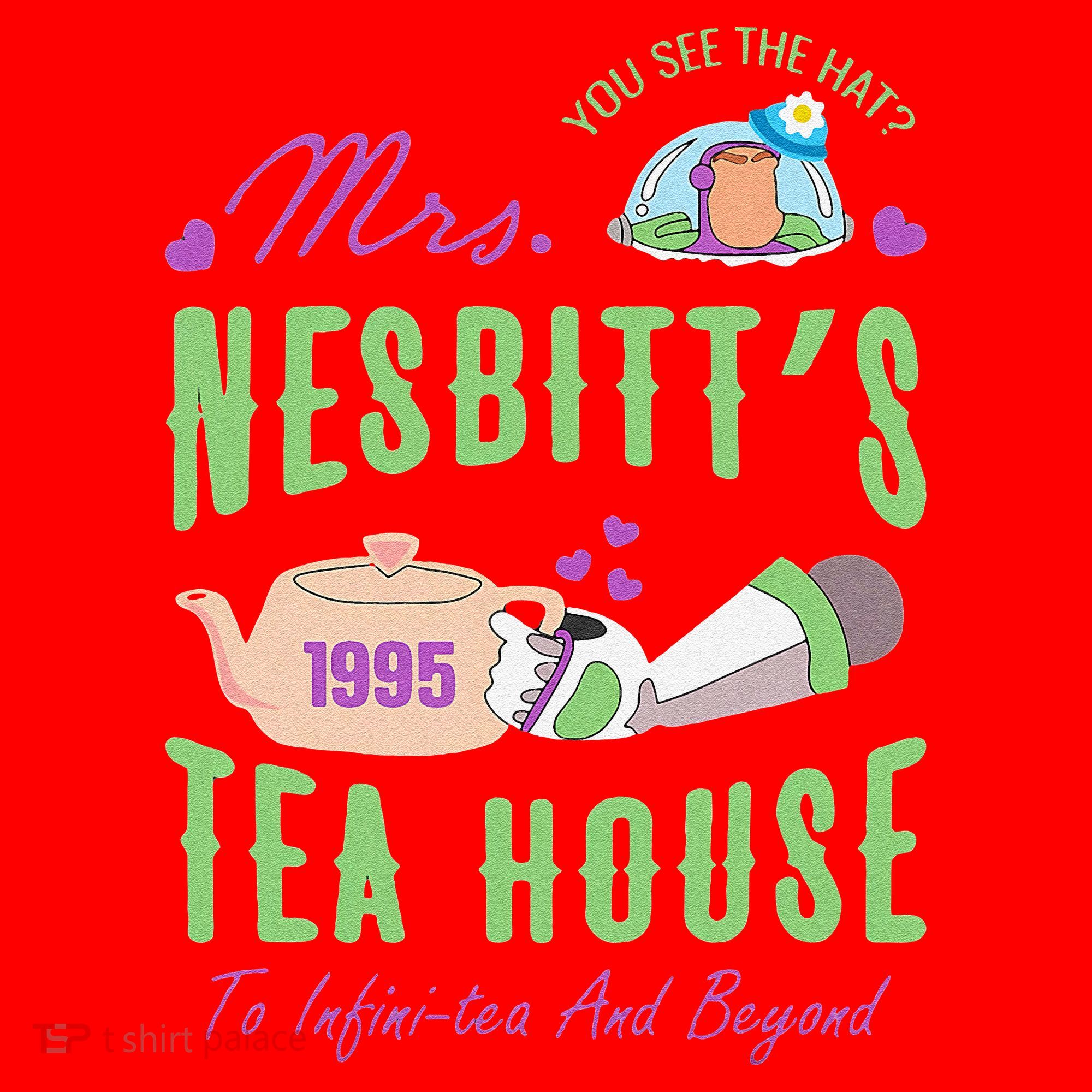 Mrs NesbitS 1995 Tea House Infinitea And Beyond Santa Hat