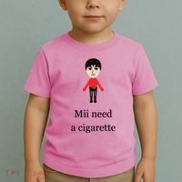 Mii Need A Cigarette Funny Wii Toddler T-Shirt thumb 2
