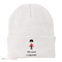 Mii Need A Cigarette Funny Wii Beanie thumb 0