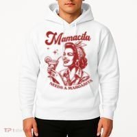 Mamacita Needs A Margarita Retro Hoodie thumb 2
