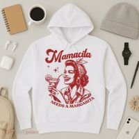Mamacita Needs A Margarita Retro Hoodie thumb 3