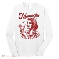 Mamacita Needs A Margarita Retro Long Sleeve Shirt thumb 0
