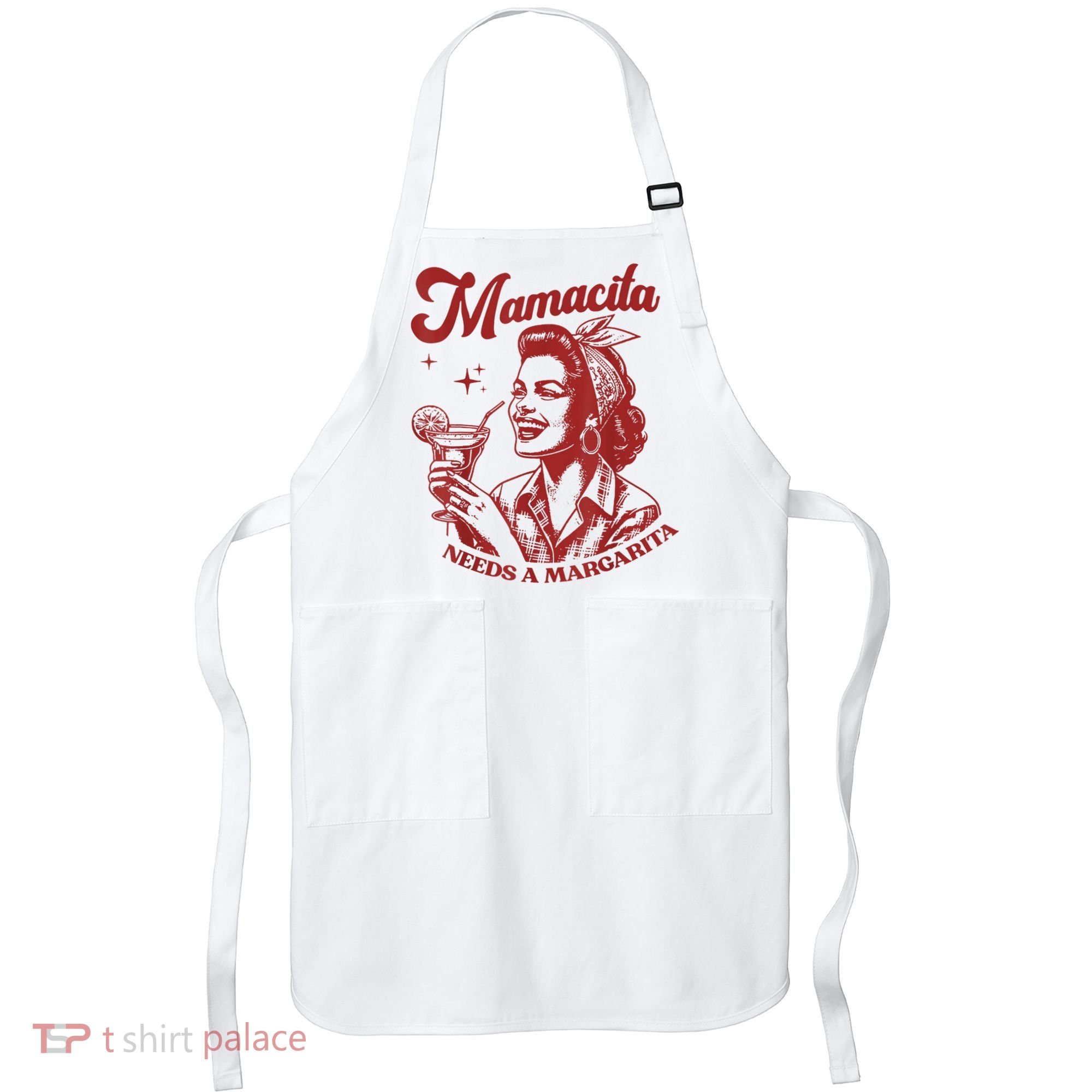 Mamacita Needs A Margarita Retro Apron