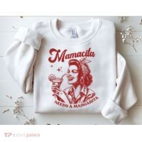 Mamacita Needs A Margarita Retro Sweatshirt thumb 2