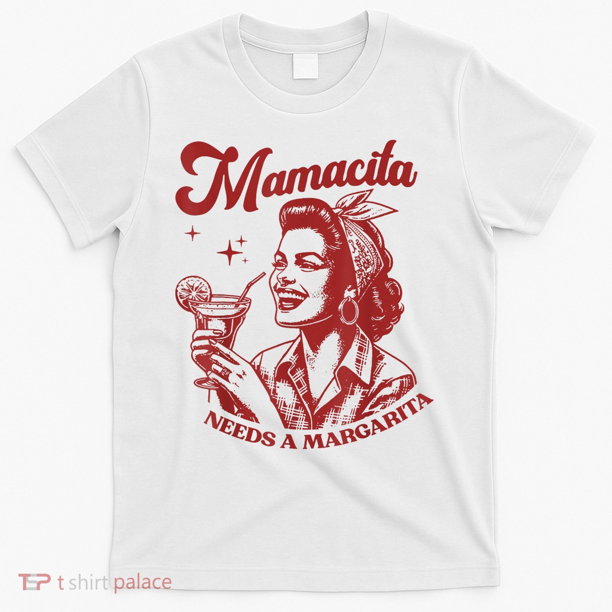 Mamacita Needs A Margarita Retro T-Shirt