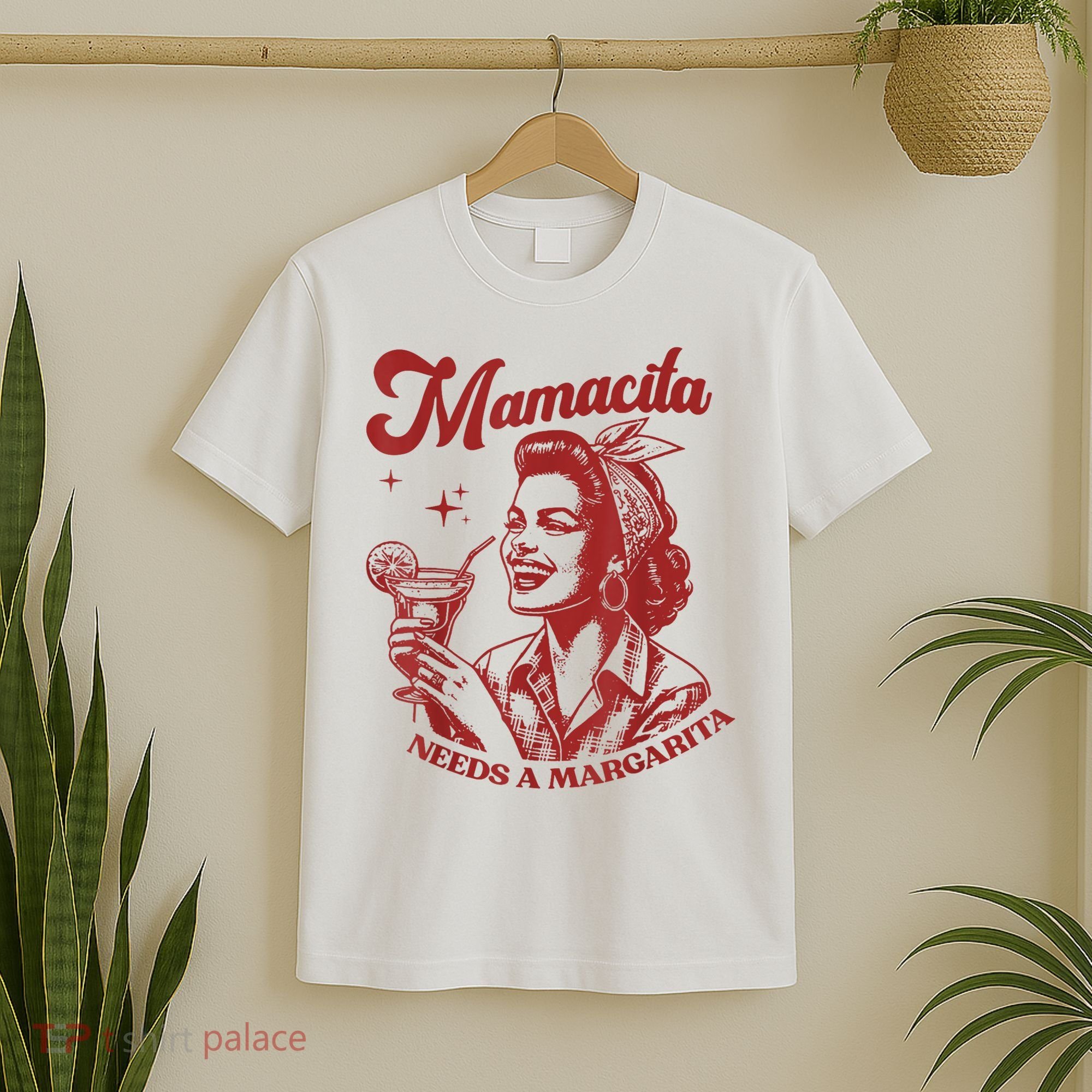 Mamacita Needs A Margarita Retro T-Shirt
