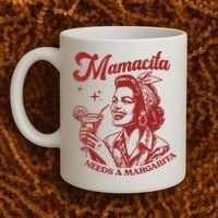 Mamacita Needs A Margarita Retro Coffee Mug thumb 2