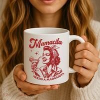 Mamacita Needs A Margarita Retro Coffee Mug thumb 3