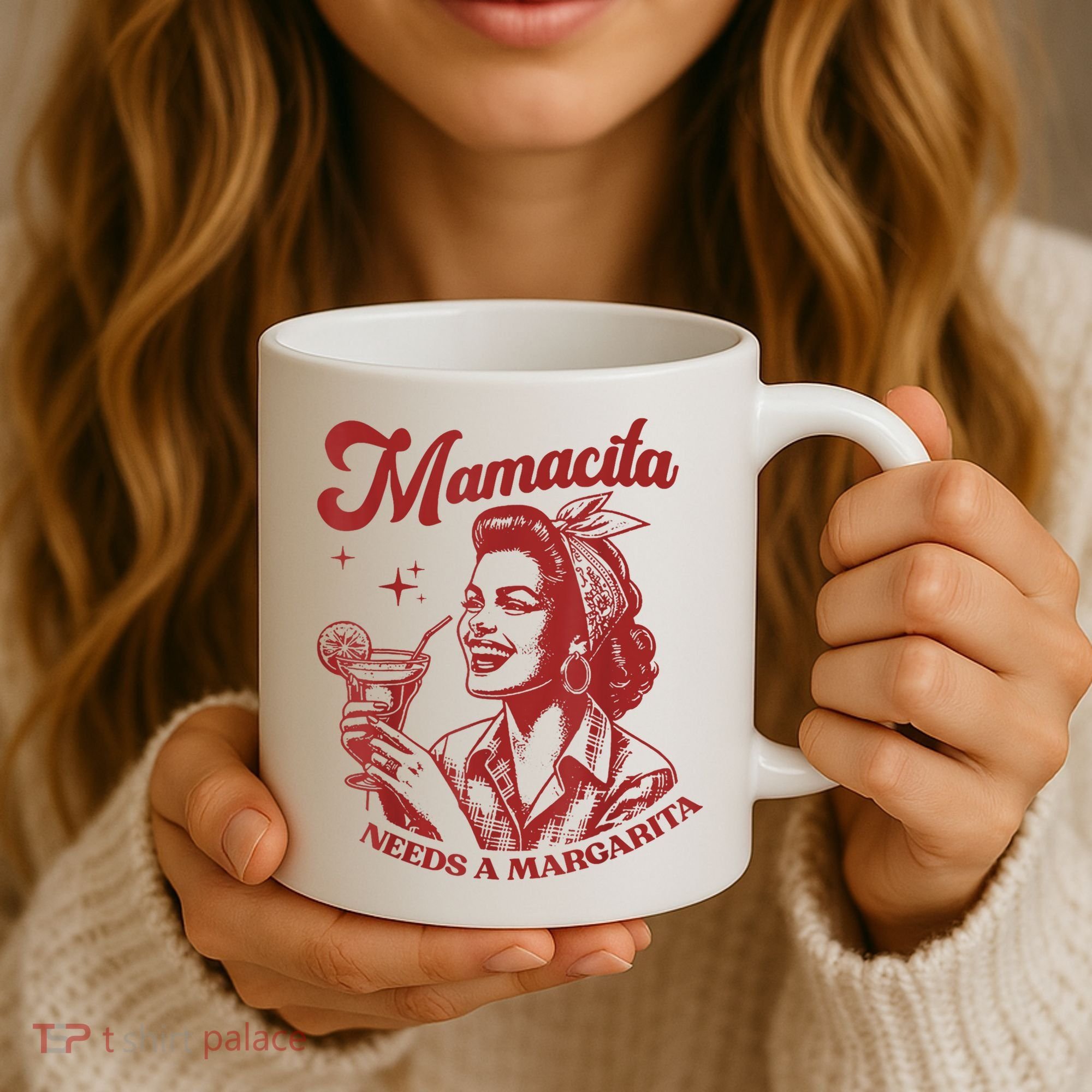Mamacita Needs A Margarita Retro Coffee Mug