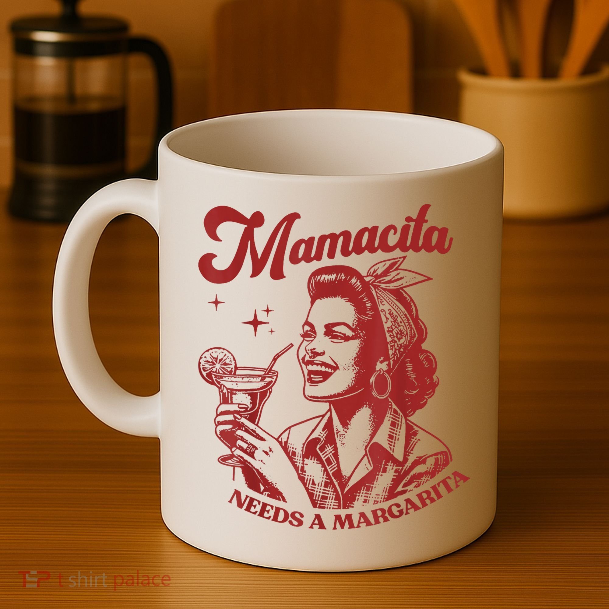 Mamacita Needs A Margarita Retro Coffee Mug