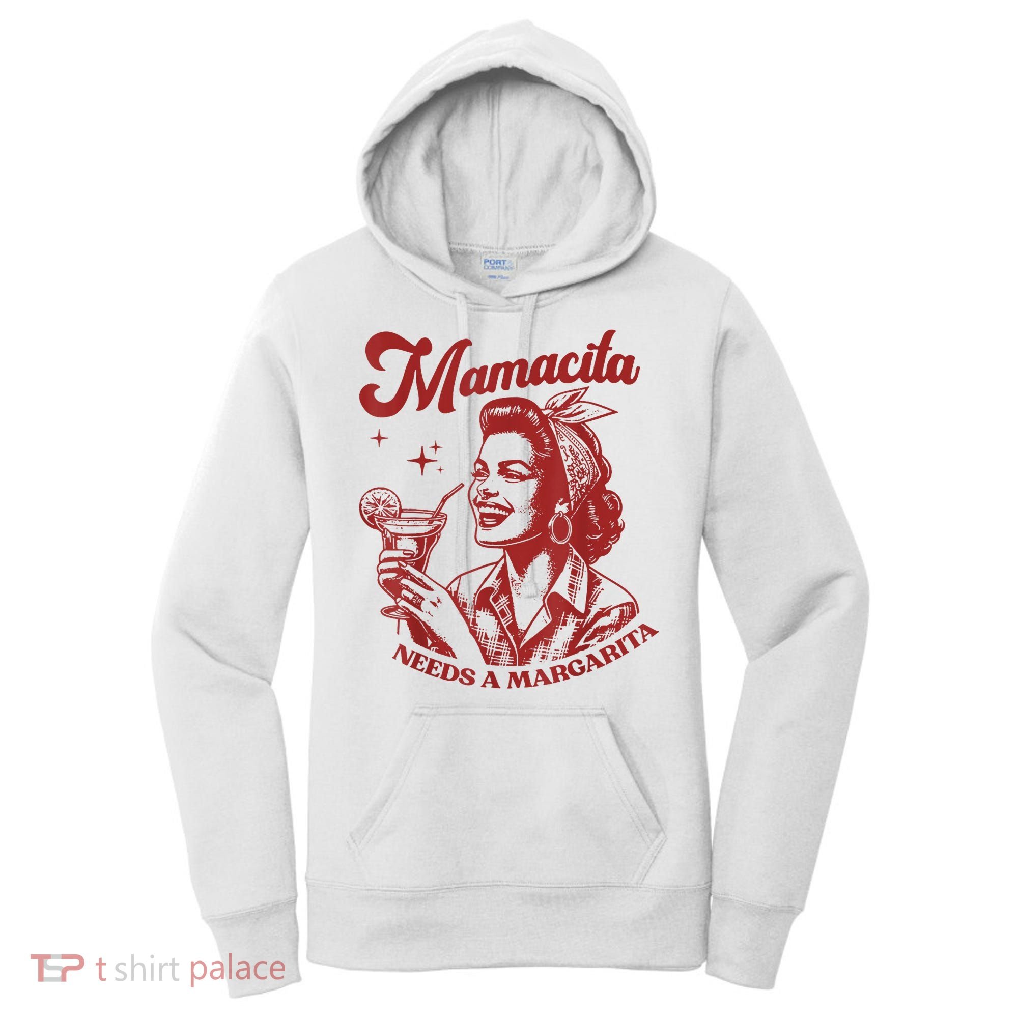 Mamacita Needs A Margarita Retro Women's Hoodie