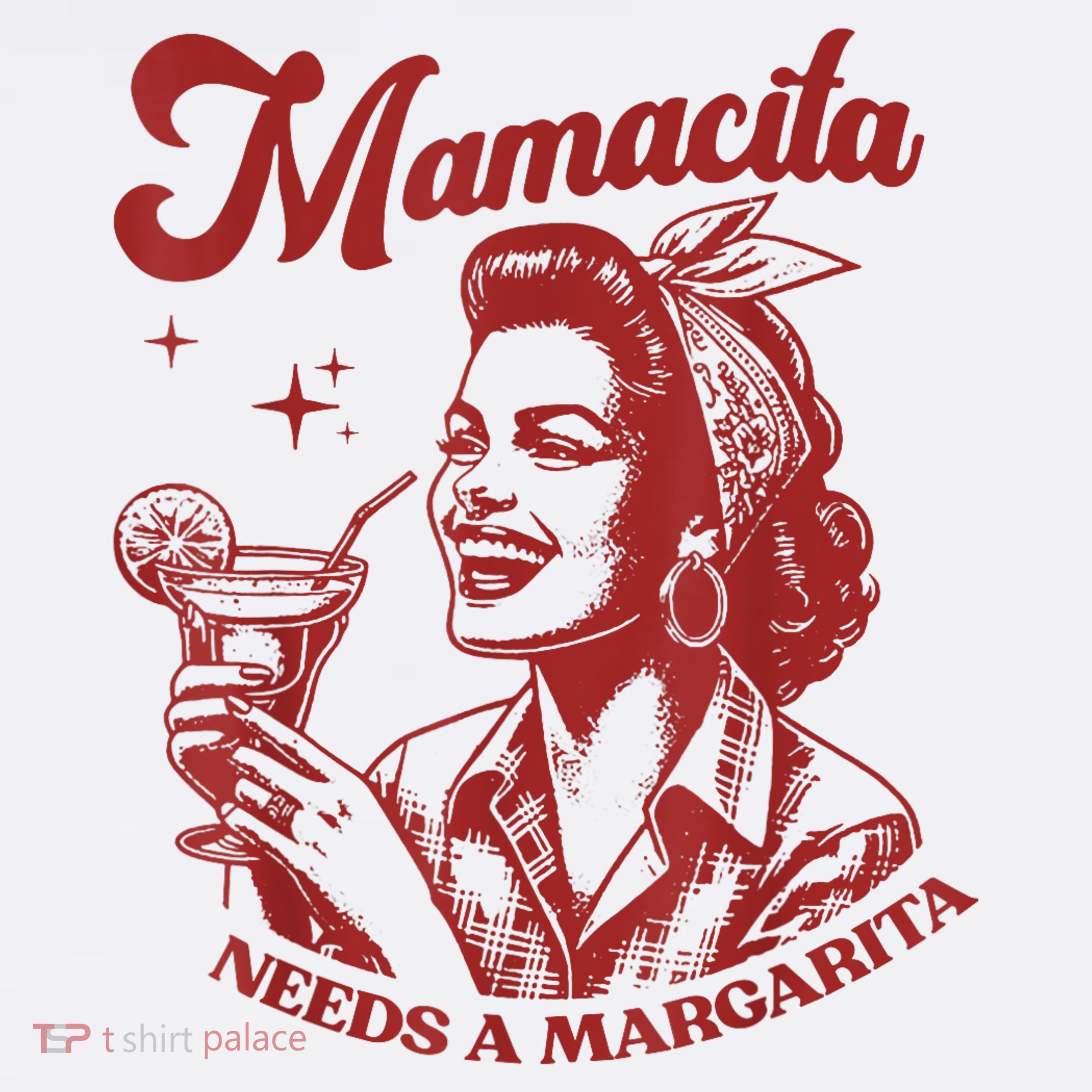 Mamacita Needs A Margarita Retro Women's Hoodie