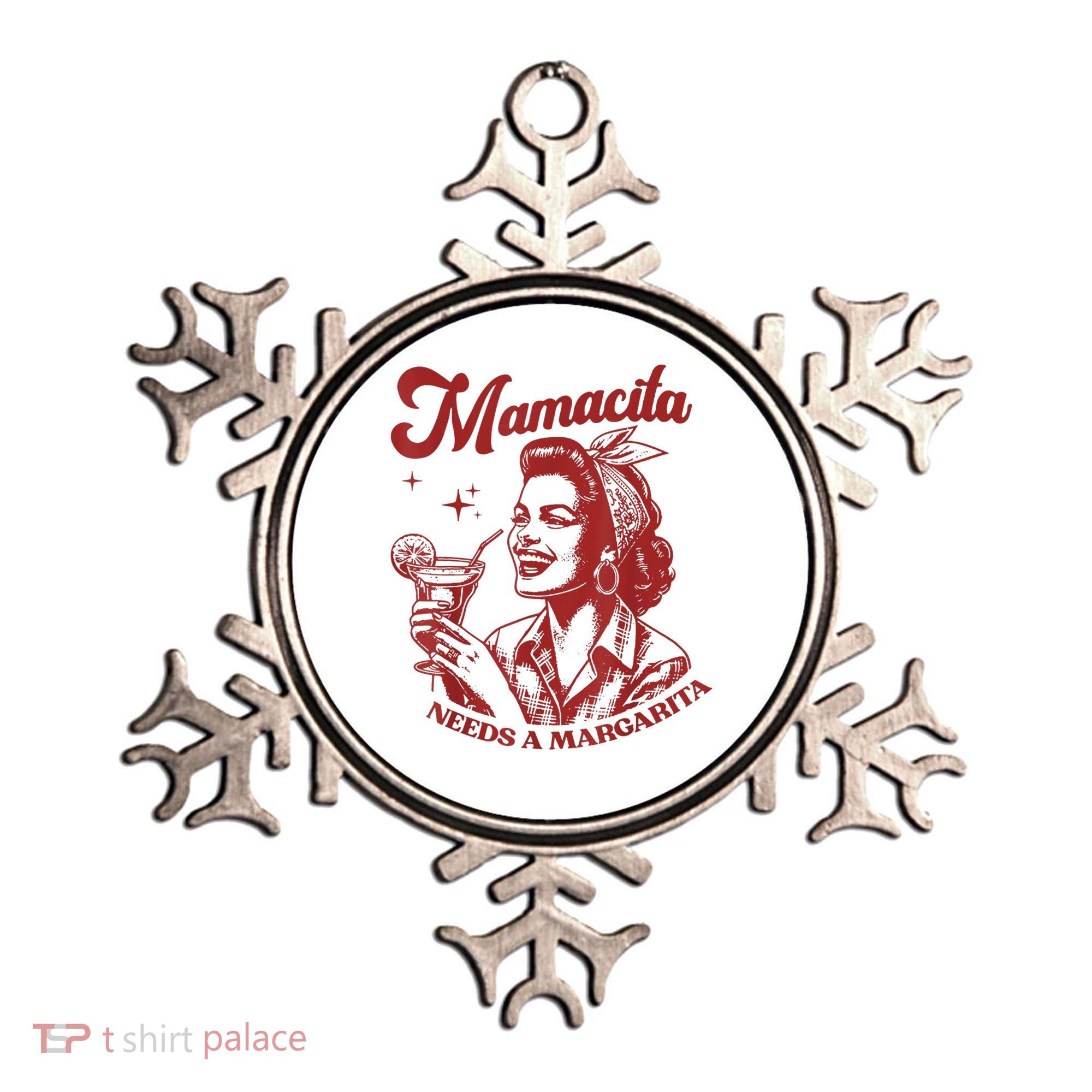 Mamacita Needs A Margarita Retro Ornament
