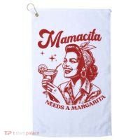 Mamacita Needs A Margarita Retro Golf Towel thumb 0