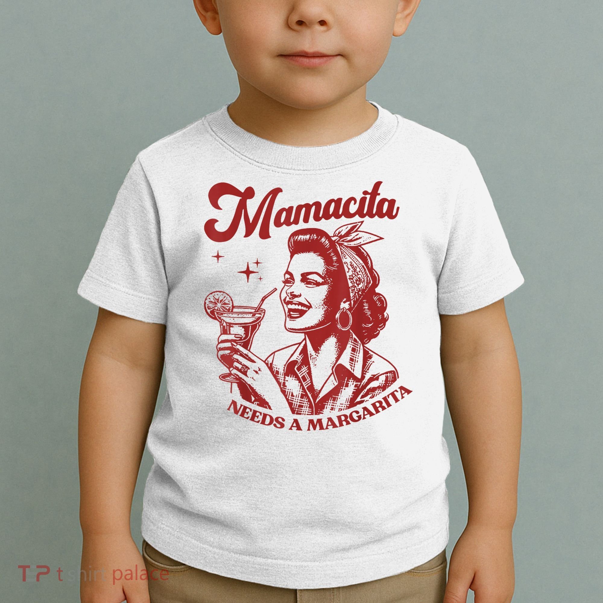 Mamacita Needs A Margarita Retro Toddler T-Shirt