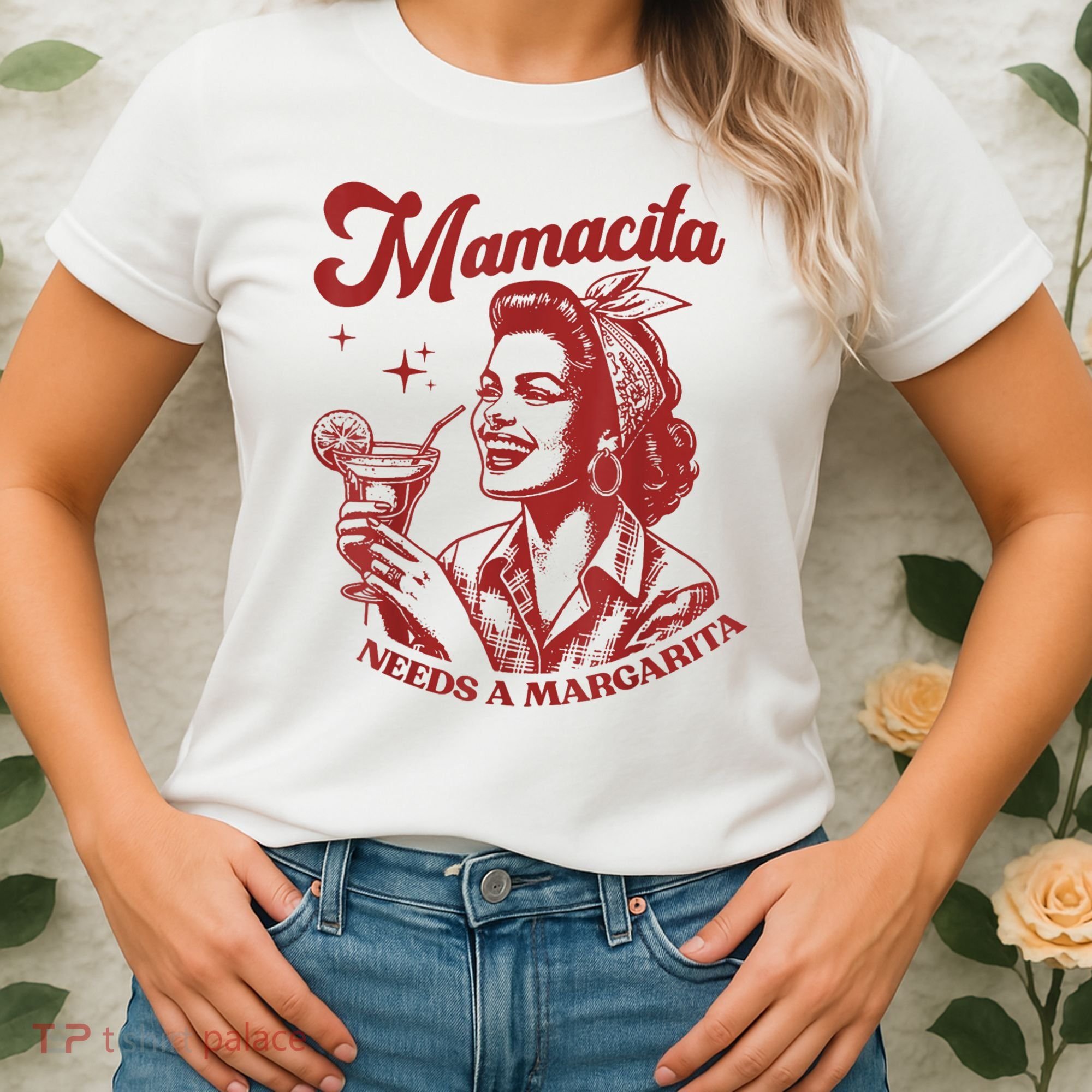 Mamacita Needs A Margarita Retro Women's T-Shirt