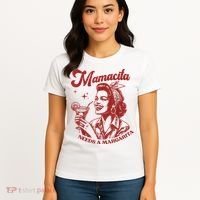 Mamacita Needs A Margarita Retro Women's T-Shirt thumb 4